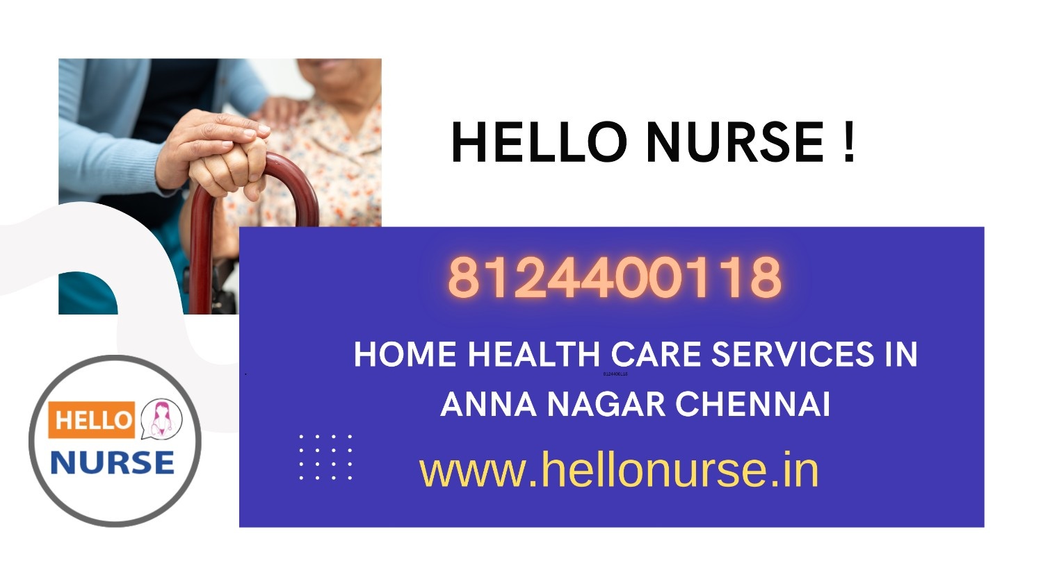 Home health care services in Anna Nagar Chennai  | 8124400118